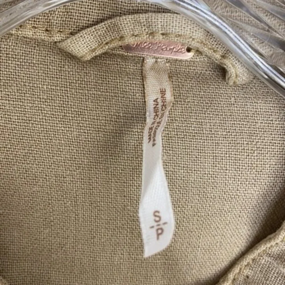 SOLD FREE PEOPLE Emilia Jacket In Corduroy Sand - Picture 4 of 5